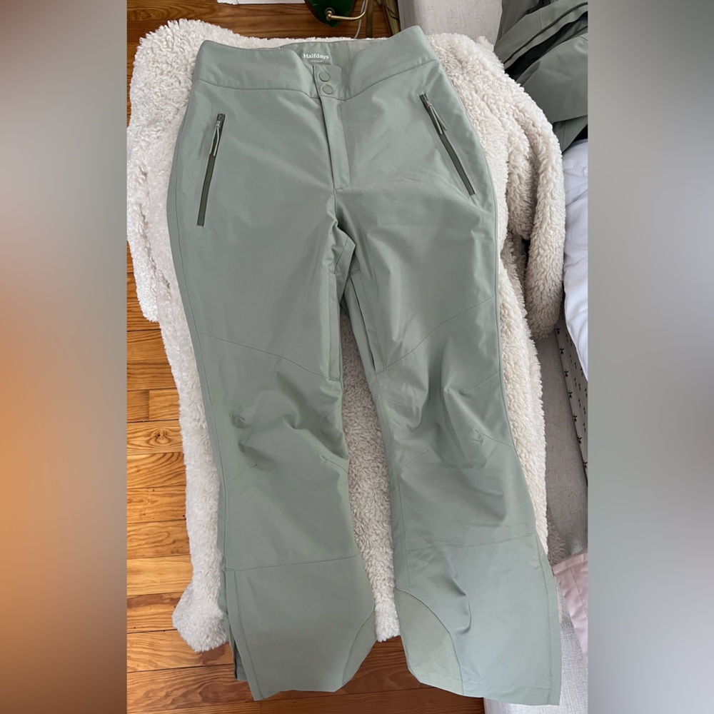 Halfdays alessandra ski pants (sage, xs short)